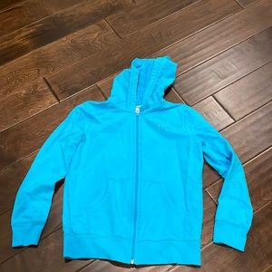 Circo turquoise zip hoodie